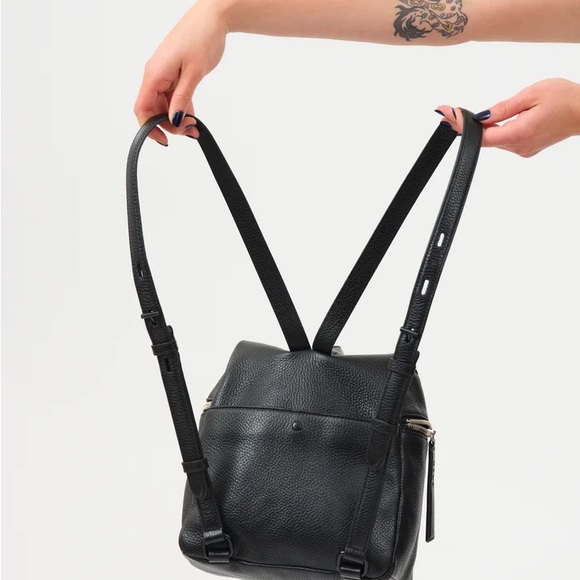 Like new KARA Classic Black Small Backpack (One Size) - Picture 3 of 13